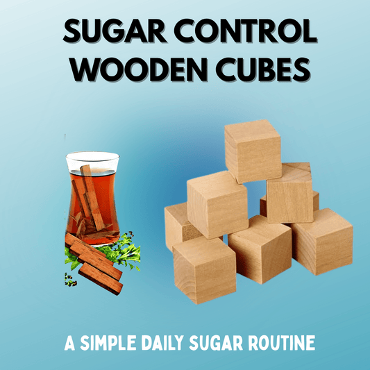 Sugar Control Vijaysar Wooden Cubes