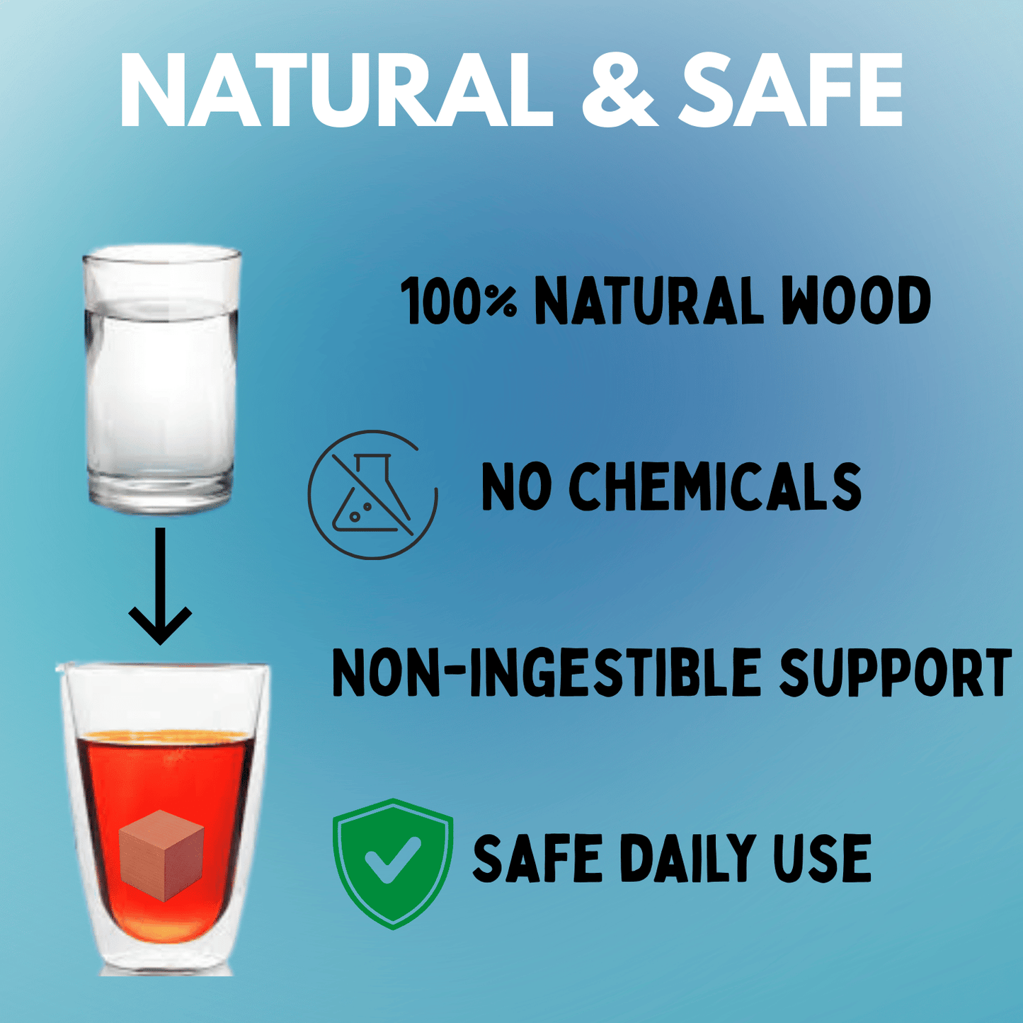 Sugar Control Vijaysar Wooden Cubes